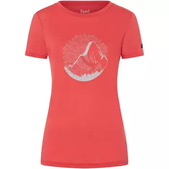 Женская футболка Mountain Mandala Tree Super.Natural, красный