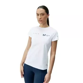 Женская футболка Movistar Born Living Yoga, белый