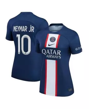 Женская футболка neymar jr. blue paris saint-germain 2022/23 home replica player jersey Nike, синий