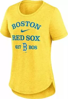 Женская футболка Nike Boston Red Sox City Connect Tri-Blend