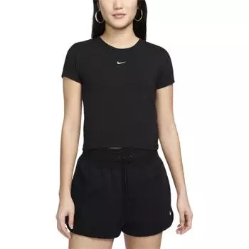 Женская футболка Nike, цвет Black/True White
