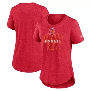 Женская футболка Nike Heather Red Tampa Bay Buccaneers Fashion Tri-Blend Nike