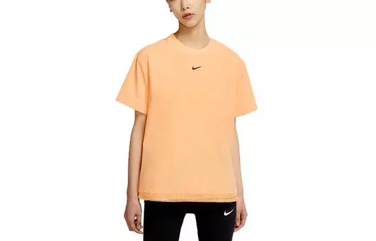 Женская футболка Nike, Светлый дынно-оранжевый
