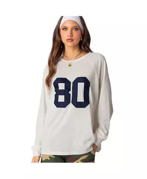 Женская футболка оверсайз 80 Edikted, белый