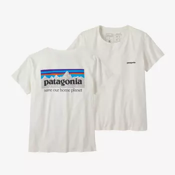 Женская футболка P-6 Mission из органического материала Patagonia, белый