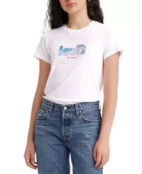 Женская футболка perfect с графическим логотипом Levi's, мульти