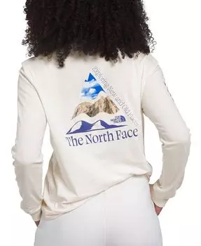 Женская футболка Places We Love с длинными рукавами The North Face, белый