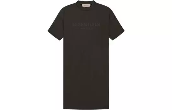 Женская футболка-платье Iron Fear Of God Essentials, серый/черный