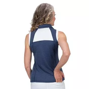 Женская футболка-поло без рукавов Nancy Lopez Golf Zone Nancy Lopez Golf, черный