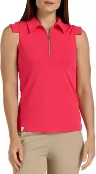 Женская футболка-поло без рукавов с молнией 1/4 SwingDish Tricia Golf