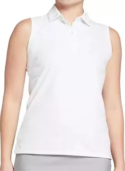 Женская футболка-поло для гольфа без рукавов Walter Hagen Core Pique, белый