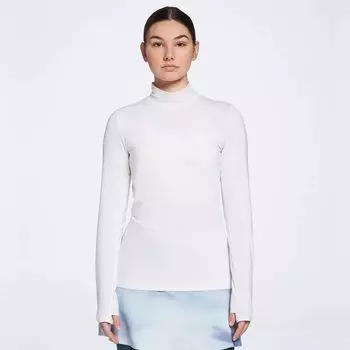 Женская футболка-поло для гольфа Calia с защитой от ультрафиолета и воротником-стойкой с длинными рукавами