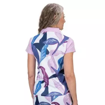 Женская футболка-поло для гольфа с короткими рукавами Nancy Lopez Breeze Nancy Lopez Golf