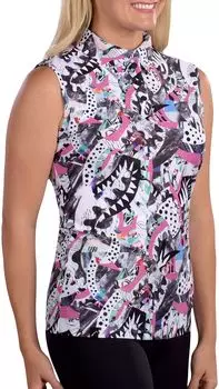 Женская футболка-поло для гольфа с принтом SwingDish Robin