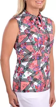 Женская футболка-поло для гольфа с принтом SwingDish Robin