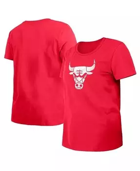 Женская футболка Red Chicago Bulls 2023/24 City Edition New Era, красный