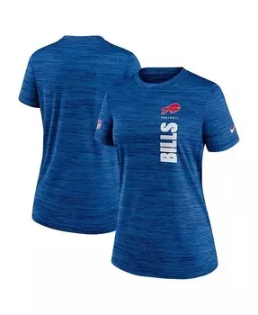 Женская футболка Royal Buffalo Bills Velocity Performance Nike, синий