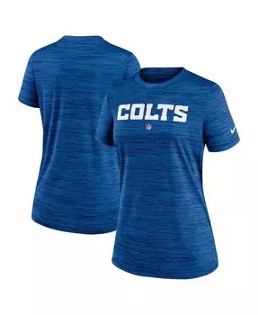 Женская футболка Royal Indianapolis Colts Sideline Velocity Performance Nike