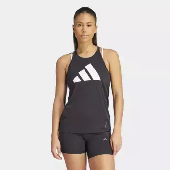 Женская футболка Run It Tank Adidas, чёрный