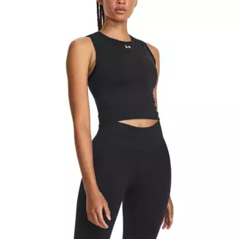 Женская футболка с бесшовным шлейфом Under Armour, чёрный