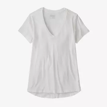 Женская футболка с боковой стороны Current Patagonia, белый