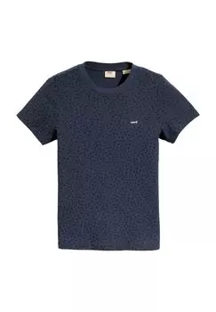Женская футболка с цветочным принтом и вышивкой логотипа Levi's, цвет Belissima