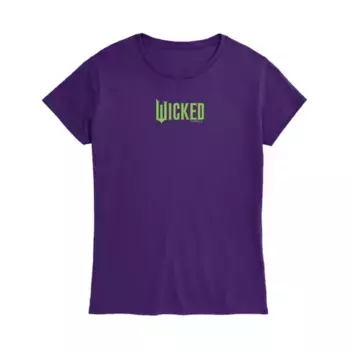 Женская футболка с дерзким логотипом Wicked Licensed Character, фиолетовый