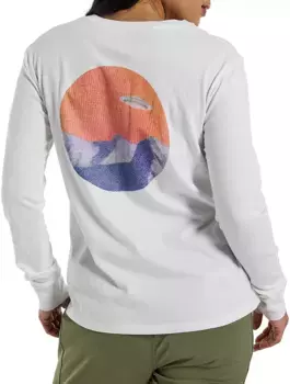 Женская футболка с длинным рукавом Burton Storyboard, цвет Stout White