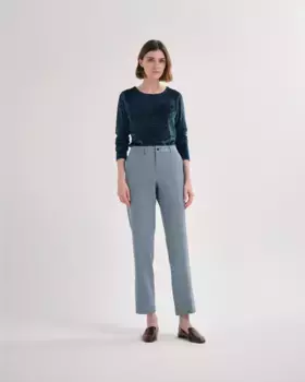 Женская футболка с длинным рукавом и круглым вырезом Lasserre, зеленый