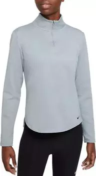 Женская футболка с длинным рукавом и молнией 1/2 Nike One Therma-FIT