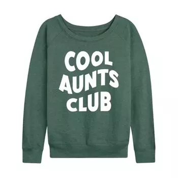 Женская футболка с длинным рукавом из французского трикотажа Cool Aunts Club Licensed Character, зеленый