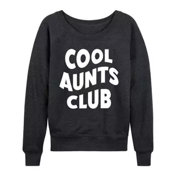 Женская футболка с длинным рукавом из французского трикотажа Cool Aunts Club Licensed Character, серый