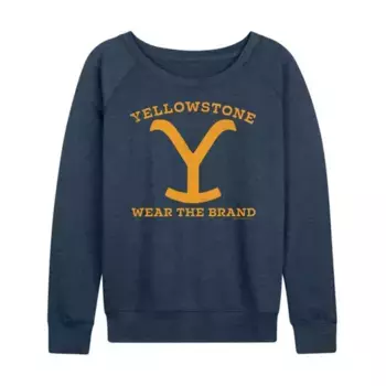 Женская футболка с длинным рукавом из французского трикотажа Yellowstone Wear The Brand Licensed Character, индиго