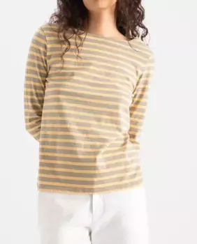 Женская футболка с длинными рукавами и принтом Loreak Mendian, коричневый