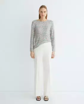 Женская футболка с длинными рукавами и принтом Zermatt, мультиколор