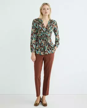 Женская футболка с длинными рукавами и принтом Zermatt, мультиколор