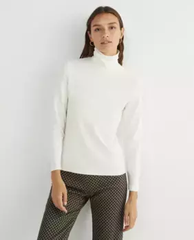 Женская футболка с длинными рукавами и водолазкой Guitare, цвет Crudo