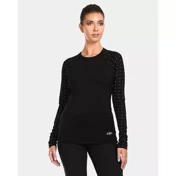 Женская футболка с длинными рукавами Kilpi VENDELIA-W, цвет schwarz