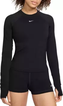 Женская футболка с длинными рукавами Nike Pro Dri-FIT, черный
