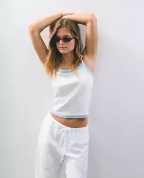 Женская футболка с двойным эффектом Brownie, белый