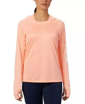 Женская футболка с капюшоном pfg tidal tee active top Columbia, мульти