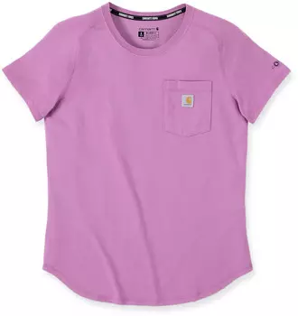 Женская футболка с карманами средней плотности Force свободного покроя Carhartt, роза