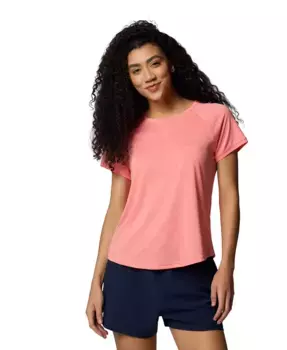 Женская футболка с коротким рукавом Bogata Bay, размеры XS-3X Columbia, розовый