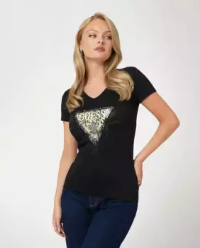 Женская футболка с коротким рукавом Guess, черный