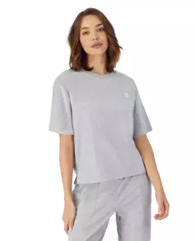 Женская футболка с коротким рукавом и логотипом DKNY, серый