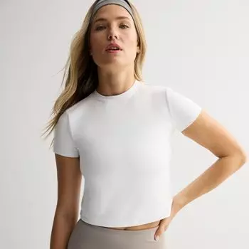 Женская футболка с коротким рукавом и надписью «Affair» Flx, белый