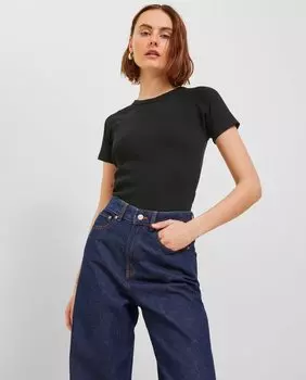 Женская футболка с коротким рукавом Jack & Jones, черный