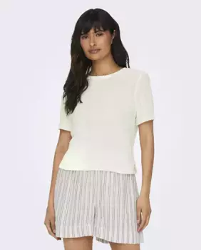 Женская футболка с коротким рукавом Only, белый