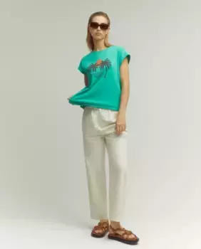 Женская футболка с коротким рукавом Tintoretto, зеленый