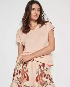 Женская футболка с короткими рукавами Gisela, коралловый